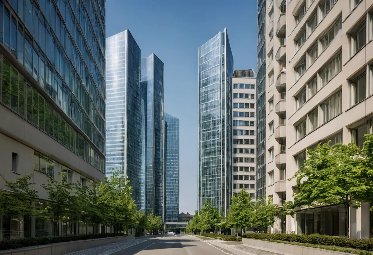 Wohnstraße in Frankfurt
