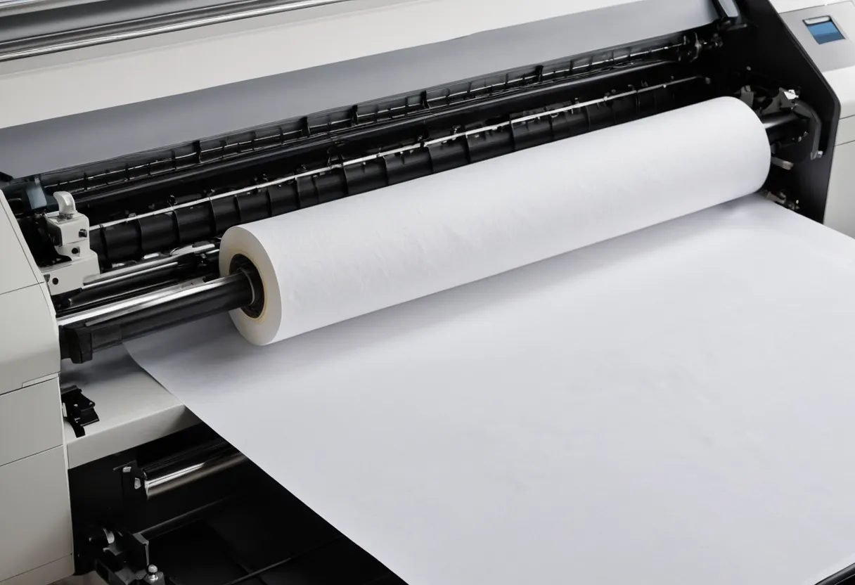 Das Anzeigefeld eines Geräts mit Kontrollleuchten auf einer Werkbank für Druckerreparaturen